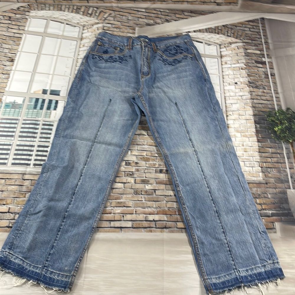 DEFECT Women's Eight 732 Straight Leg Denim Jeans (36x34) D18